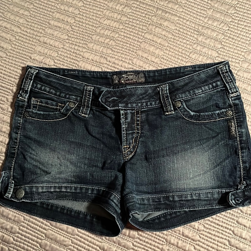 Silver brand jean shorts